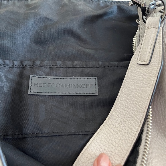 Rebecca Minkoff Hobo in Stone Putty Beige Leather with Tassel - Picture 7 of 13